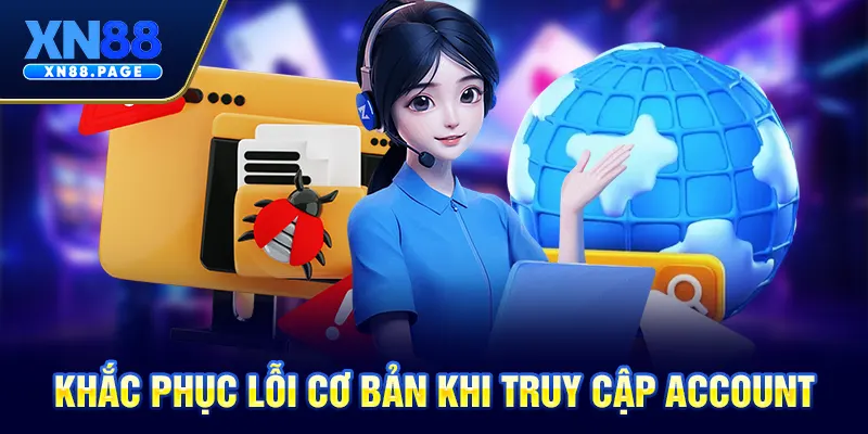 Khắc phục lỗi cơ bản khi truy cập account
