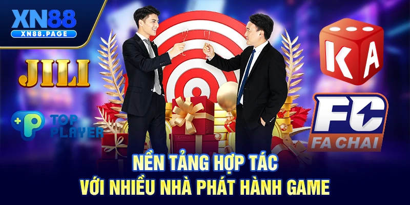 Nền tảng ký kết với nhiều nhà phát hành game Nền tảng ký kết với nhiều nhà phát hành game