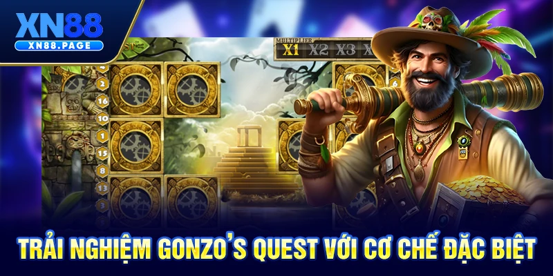 Trải nghiệm Gonzo’s Quest với cơ chế đặc biệt