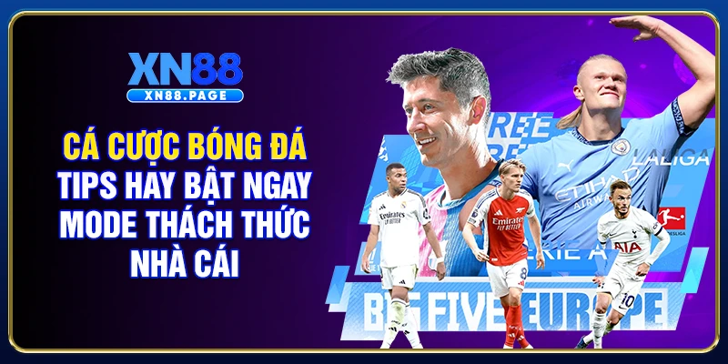 Cá Cược Bóng Đá - Tips 2026 Bật Ngay Mode Thách Thức Nhà Cái