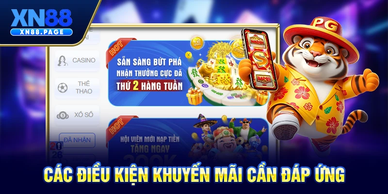 Các điều kiện khuyến mãi cần đáp ứng Các điều kiện khuyến mãi cần đáp ứng